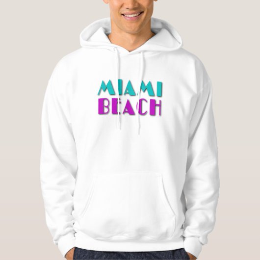 Miami Beach Hoodie (Vorderseite)