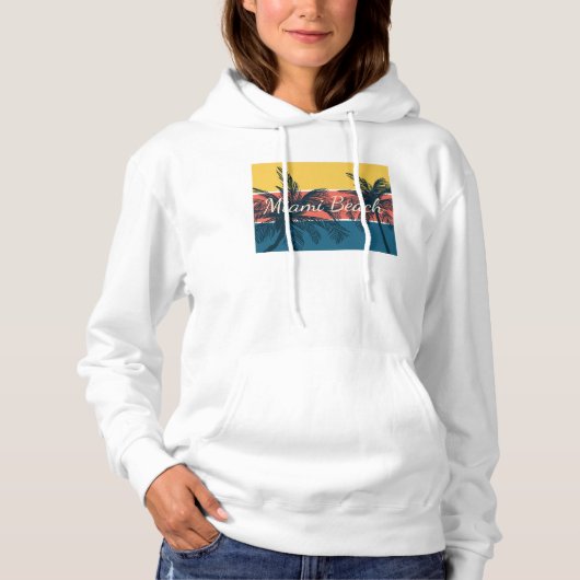 Miami Beach Hoodie (Vorderseite)