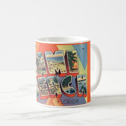Miami Beach Kaffeetasse (VorderseiteRechts)