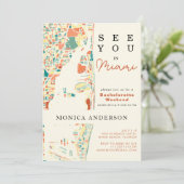 Miami Beach Karte - Wochenende (Stehend Vorderseite)