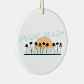 Miami Beach Keramik Ornament (Rechts)