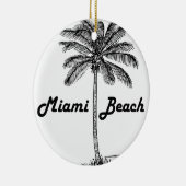 Miami Beach Keramik Ornament (Rechts)