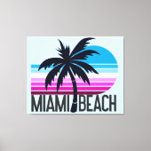 Miami Beach Leinwanddruck (Vorderseite)