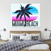 Miami Beach Leinwanddruck (Insitu (Schlafzimmer))