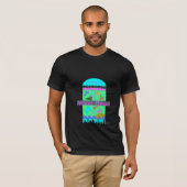 Miami Beach (Liebe) Art Deco T-Shirt (Vorne ganz)