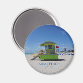 Miami Beach Lifeguard Ocean Patrol #06 Magnet (Vorderseite/Rückseite)