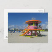Miami Beach Lifeguards Beach Patrol #01 Postkarte (Vorne/Hinten)