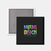 Miami Beach Magnet (Vorderseite/Rückseite)