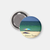 Miami Beach Magnet (Vorderseite/Rückseite)