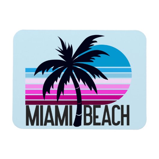 Miami Beach Magnet (Horizontal)