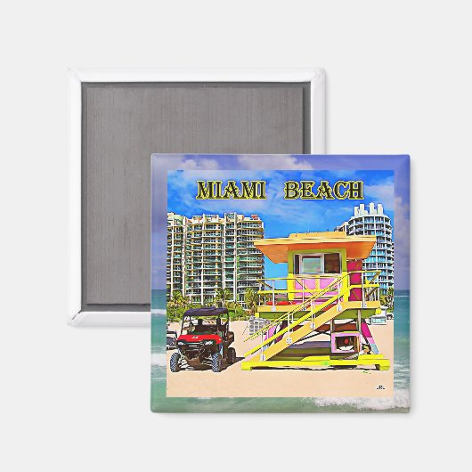Miami Beach Magnet 10B (Vorderseite/Rückseite)