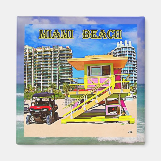 Miami Beach Magnet 10B (Vorne)