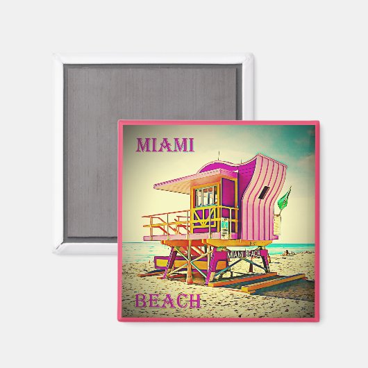 Miami Beach Magnet 12A (Vorderseite/Rückseite)