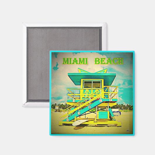 Miami Beach Magnet 2A (Vorderseite/Rückseite)