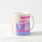 Miami Beach, Miami Art, Preppy Kaffeetasse (VorderseiteRechts)
