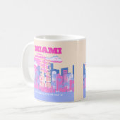 Miami Beach, Miami Art, Preppy Kaffeetasse (Vorderseite Links)