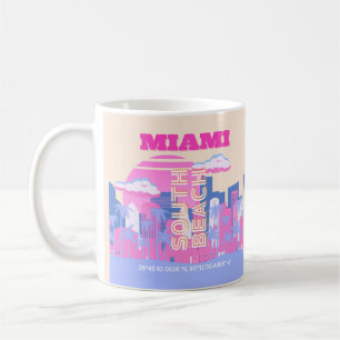 Miami Beach, Miami Art, Preppy Kaffeetasse