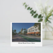 Miami Beach Ocean Drive Postkarte (Stehend Vorderseite)