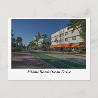 Miami Beach Ocean Drive Postkarte