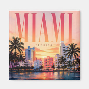 Miami Beach Ocean Drive Südflorida Reise Magnet