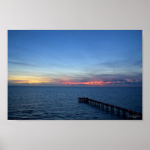 Miami Beach Ocean Sunrise Blue Ocean Landschaft
