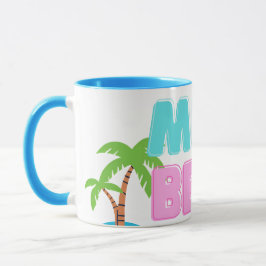 Miami Beach Palm Tree Tasse