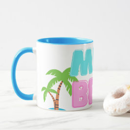 Miami Beach Palm Tree Tasse