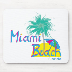 Miami Beach Palm und Sun Mousepad