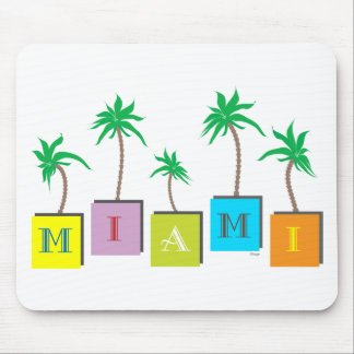 Miami Beach Palms Mousepad