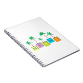 Miami Beach Palms Notizblock (Rechte Seite)