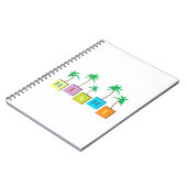 Miami Beach Palms Notizblock (Linke Seite)