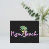 Miami Beach Pam Postkarte (Stehend Vorderseite)