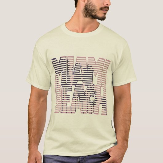 miami beach pink violet fun T-Shirt (Vorderseite)