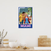 Miami Beach Plakat (Küche)