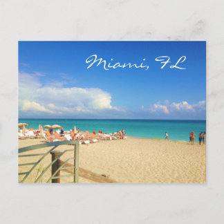 Miami Beach Postcard Postkarte