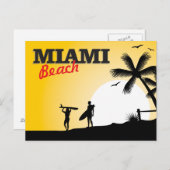 Miami Beach Postcard Postkarte (Vorne/Hinten)