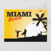 Miami Beach Postcard Postkarte (Vorderseite)