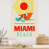 Miami Beach Poster (Küche)