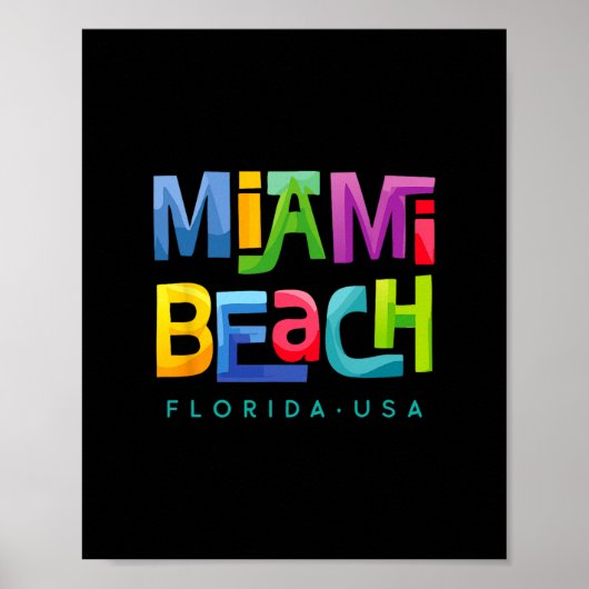 Miami Beach Poster (Vorne)