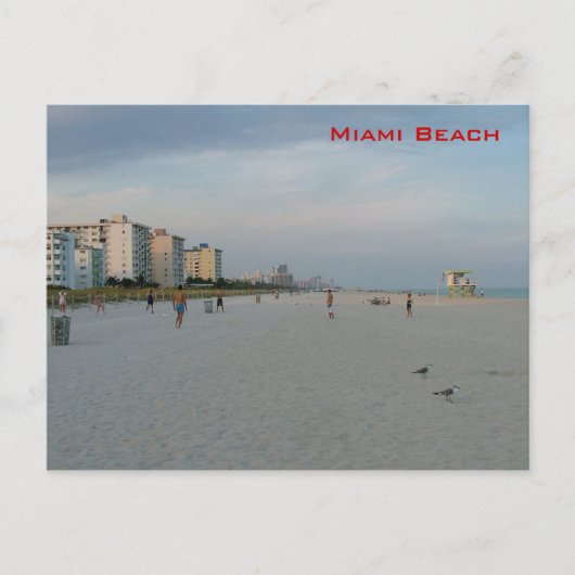 Miami Beach Postkarte (Vorderseite)