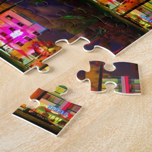 MIAMI BEACH-PUZZLESPIEL PUZZLE (Seite)