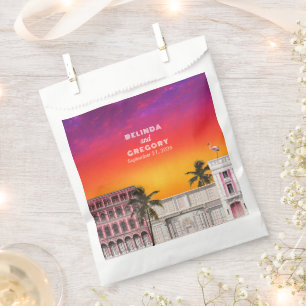 Miami Beach Regenbogen-Reihe Charleston-Palmen-Hoc Geschenktütchen