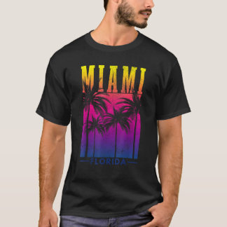 Miami Beach Retro Florida USA Souvenir Gif T-Shirt