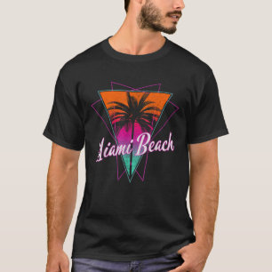 Miami Beach Retro Florida USA Souvenir Gif T-Shirt