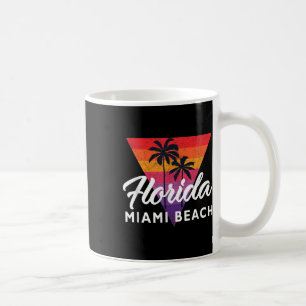 Miami Beach Retro Miami Vintag Triangle 70er 80er Kaffeetasse