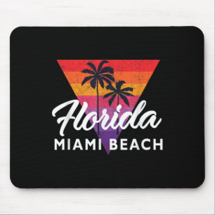 Miami Beach Retro Miami Vintage Dreieck 70er 80er Mousepad