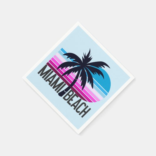 Miami Beach Serviette (Ecke)