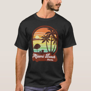 Miami Beach Souvenirs Florida Vintag Retro 70er 80 T-Shirt