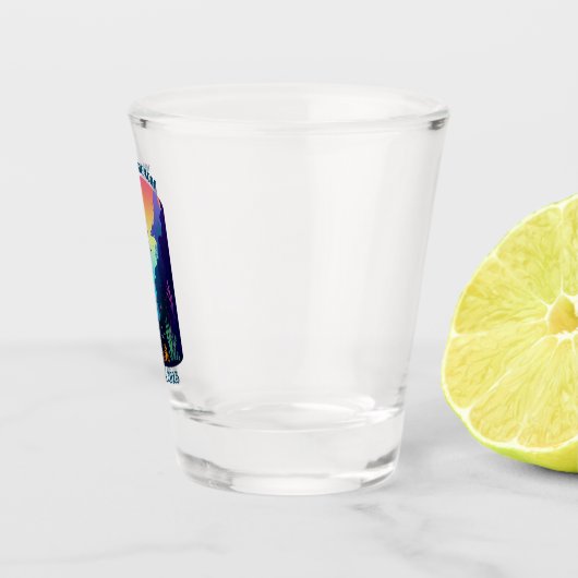 Miami Beach Spring Break 2023 Mermaid Reef Shot Gl Schnapsglas (Rechts)