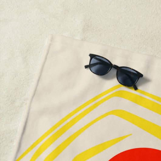 Miami Beach Strandtuch (Beispiel)